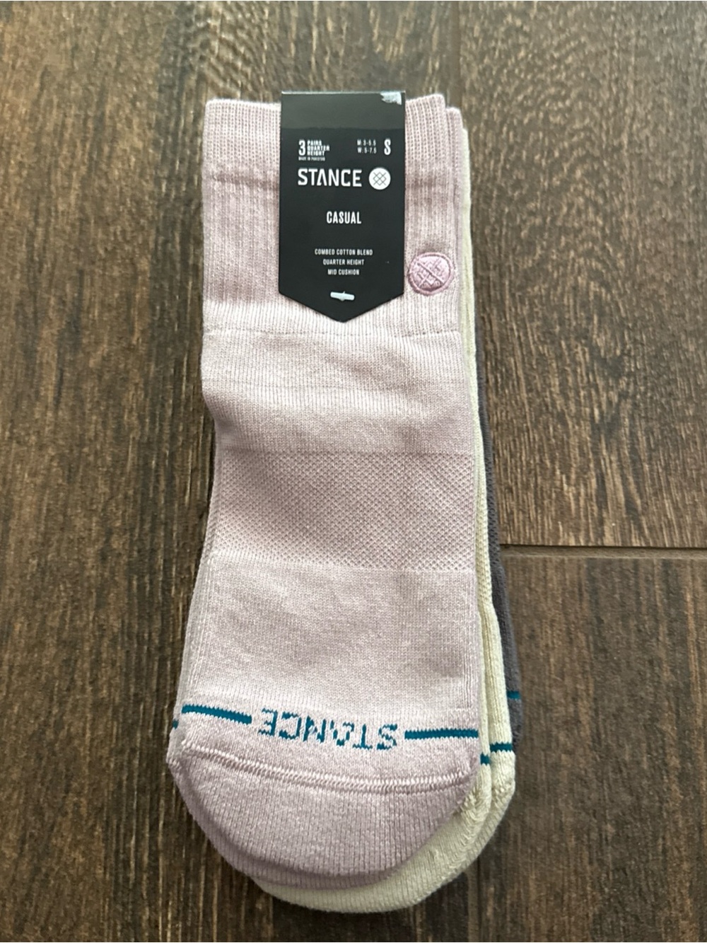 Stance Casual Men's Crew Socks - Light Pink (3-Pack)